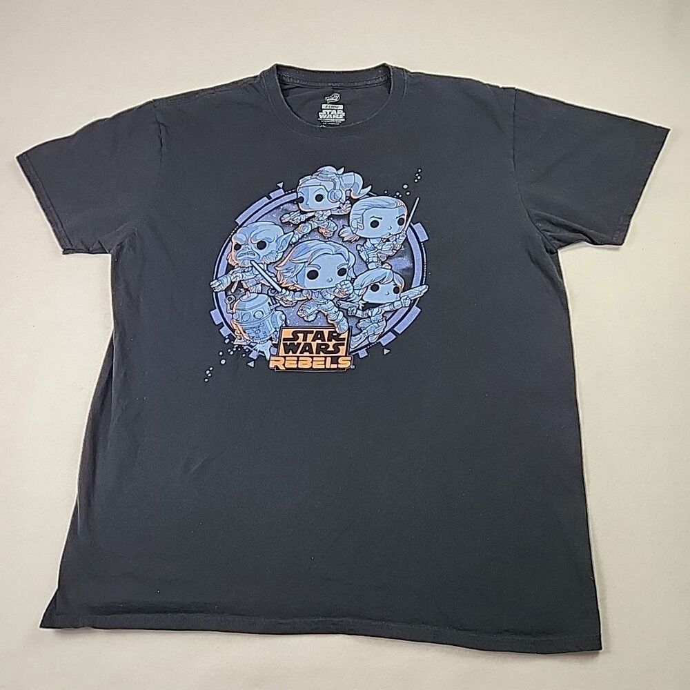 Funko Pop! Tees Star Wars Rebels Mens XL Smugglers Bounty T Shirt